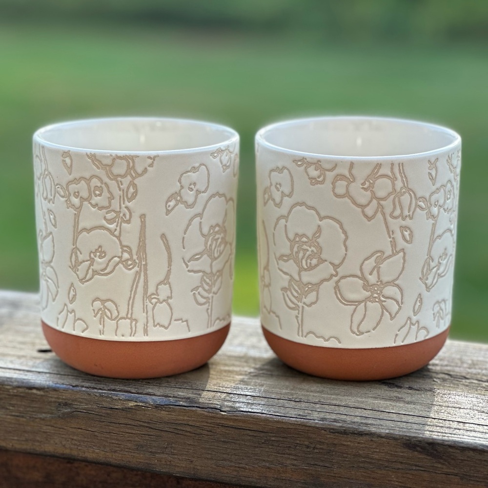 🪴 Decorative Stoneware Planter Set - Sour Cream - Hearth & Hand™ with Magnolia 💐